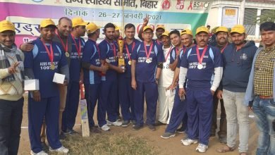 Photo of एडस पर जागरूकता लाने के लिए खेला गया क्रिकेट मैच