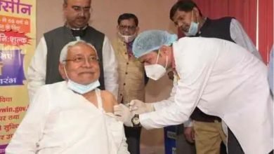 Photo of मुख्यमंत्री नीतीश कुमार ने लिया कोविड-19 का टीका