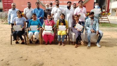 Photo of वीर अब्दुल हमीद फाउंडेशन ने कोरोना योद्धाओं को सम्मानित किया