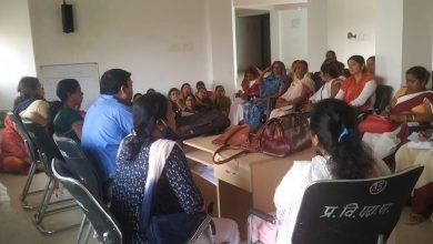 Photo of ऑंगनबाड़ी सेविकाओं को दिया गया एनीमिया प्रबंधन पर प्रशिक्षण 