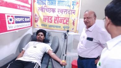 Photo of सौभाग्यशाली हूँ कि मेरे द्वारा रक्तदान करने से बच सकती है किसी जरूरतमंद की जान : मुनिलाल शाह 