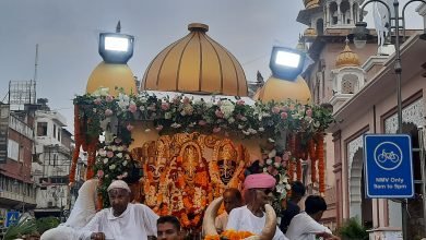 Photo of भगवान जगन्नाथ की रथ यात्रा में भक्तों की उमड़ी भीड़