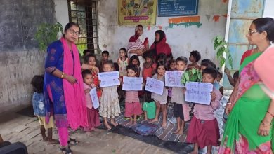 Photo of पोषण माह • कविता, नारा, कथा लेखन एवं रंगोली बना कर लोगों को किया गया जागरूक