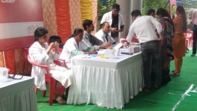Photo of टी- थ्री कैंप में दर्जनों लोगों की हुई स्वास्थ्य की जांच