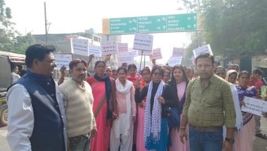 Photo of रैली निकालकर नशा मुक्ति को लेकर किया गया जागरूक