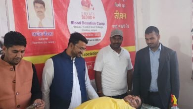 Photo of एच.डी.एफ.सी.बेंक निवाई शाखा एवं कस्तूरी देवी महाविद्यालय एनएसएस इकाई के संयुक्त तत्वाधान मे रक्तदान शिविर आयोजित