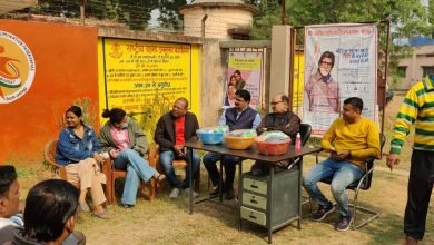 Photo of निक्षय मित्र ने टीबी मरीजों को दी राशन सामग्री के पैकेट