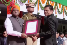 Photo of वैश्य समाज के अनिल खंडेलवाल राज्य स्तर पर सम्मानित