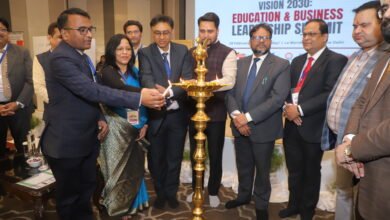 Photo of नेशनल एजुकेशन कॉन्क्लेव  बिजनेस लीडरशिप समिट : विजन 2030  नई दिल्ली में गांधी रहे आमंत्रित गेस्ट ऑफ ऑनर ,मुख्य वक्ता  एवं सेशन की पेनल स्पीकर