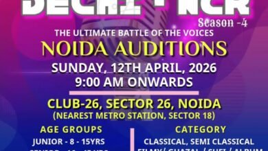 Photo of वॉइस ऑफ दिल्ली-एनसीआर सीजन-4 के लिए नोएडा में 12 अप्रैल को होंगे ऑडिशन